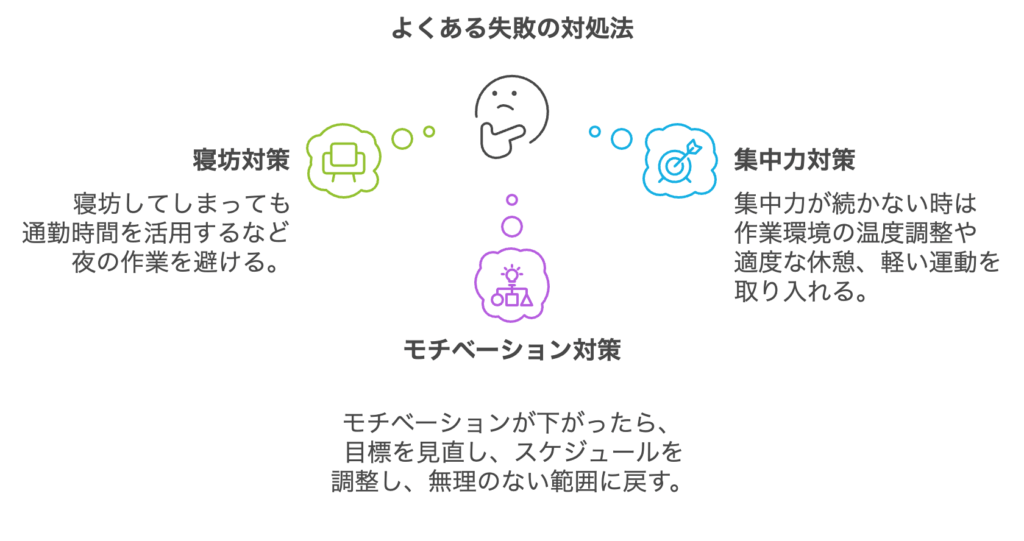 よくある失敗と対処法